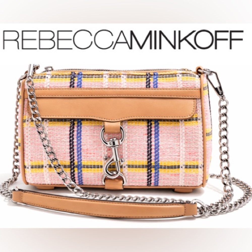Rebecca Minkoff Mini Mac Neon Tweed Crossbody